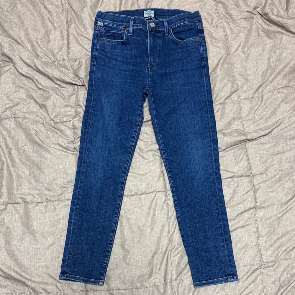 Citizens Of Humanity Rocket Crop Mid Rise Skinny Jeans 27 COH Like New
